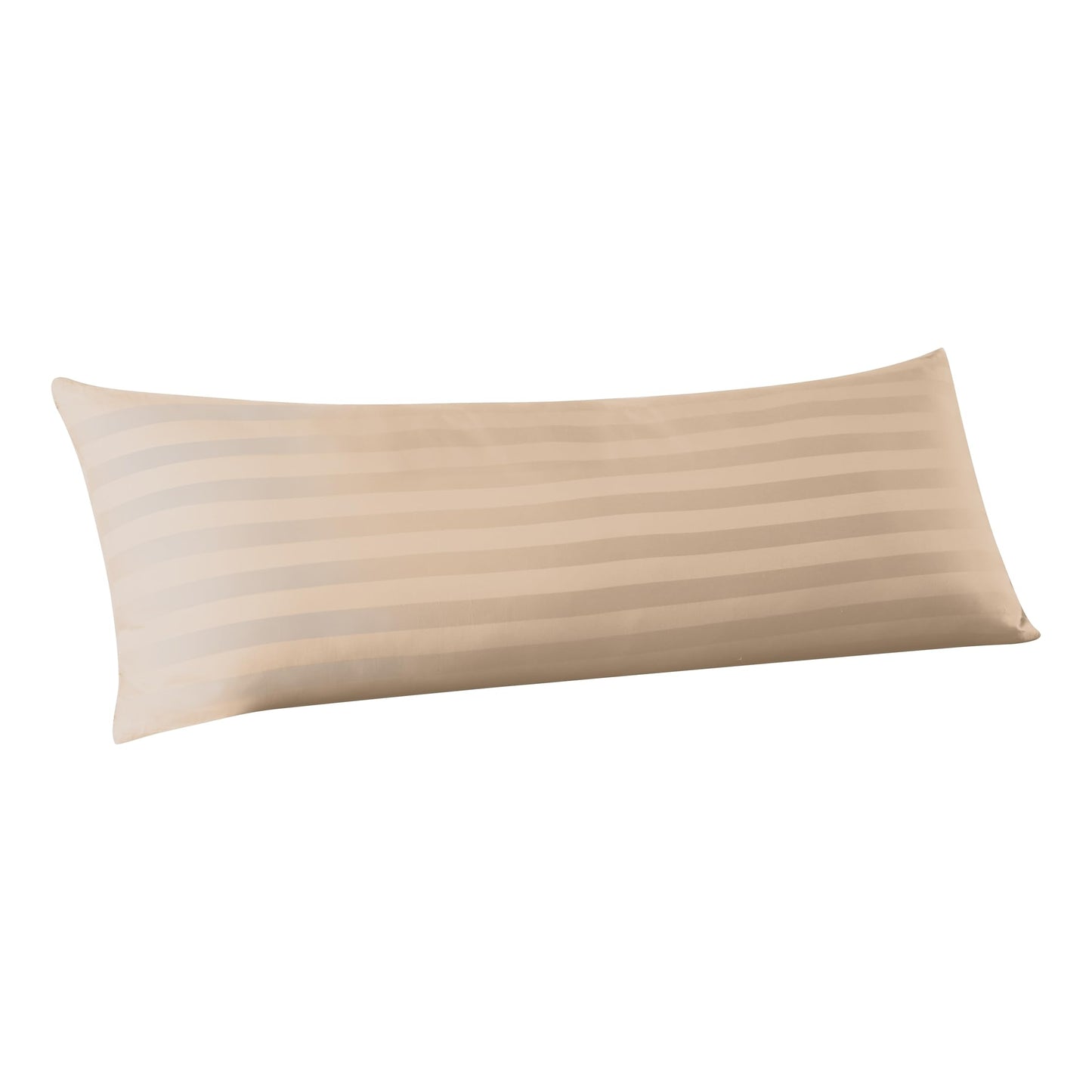 Standard Pillow Protector Set of 4, 100% Egyptian Cotton Pillow Cases with Zipper 400 Thread Count Sateen Weave Cotton Grey Stripe Pillow Protector Standard Size Pillow Covers for Home/Hotel
