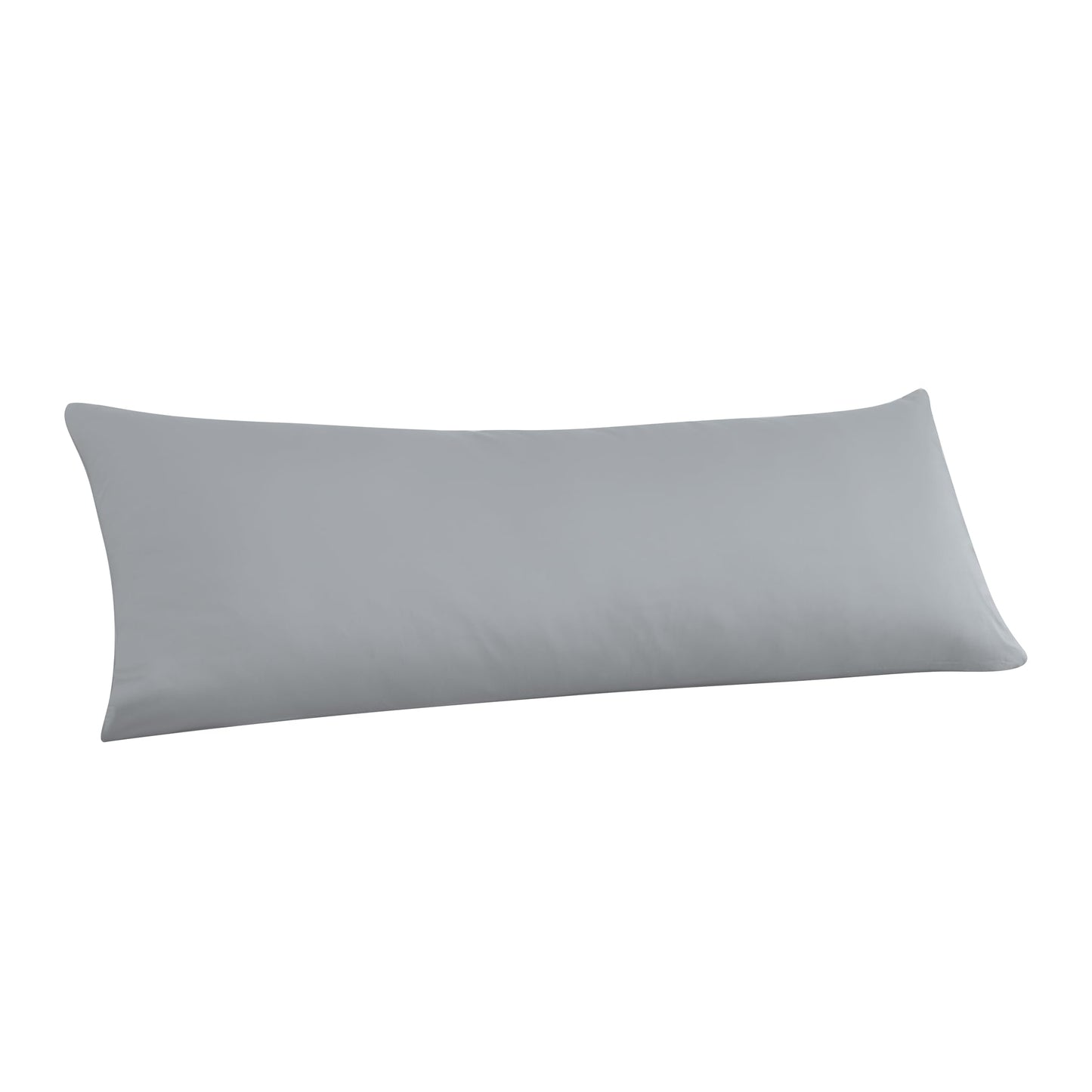 Standard Pillow Protector Set of 4, 100% Egyptian Cotton Pillow Cases with Zipper 400 Thread Count Sateen Weave Cotton Grey Stripe Pillow Protector Standard Size Pillow Covers for Home/Hotel