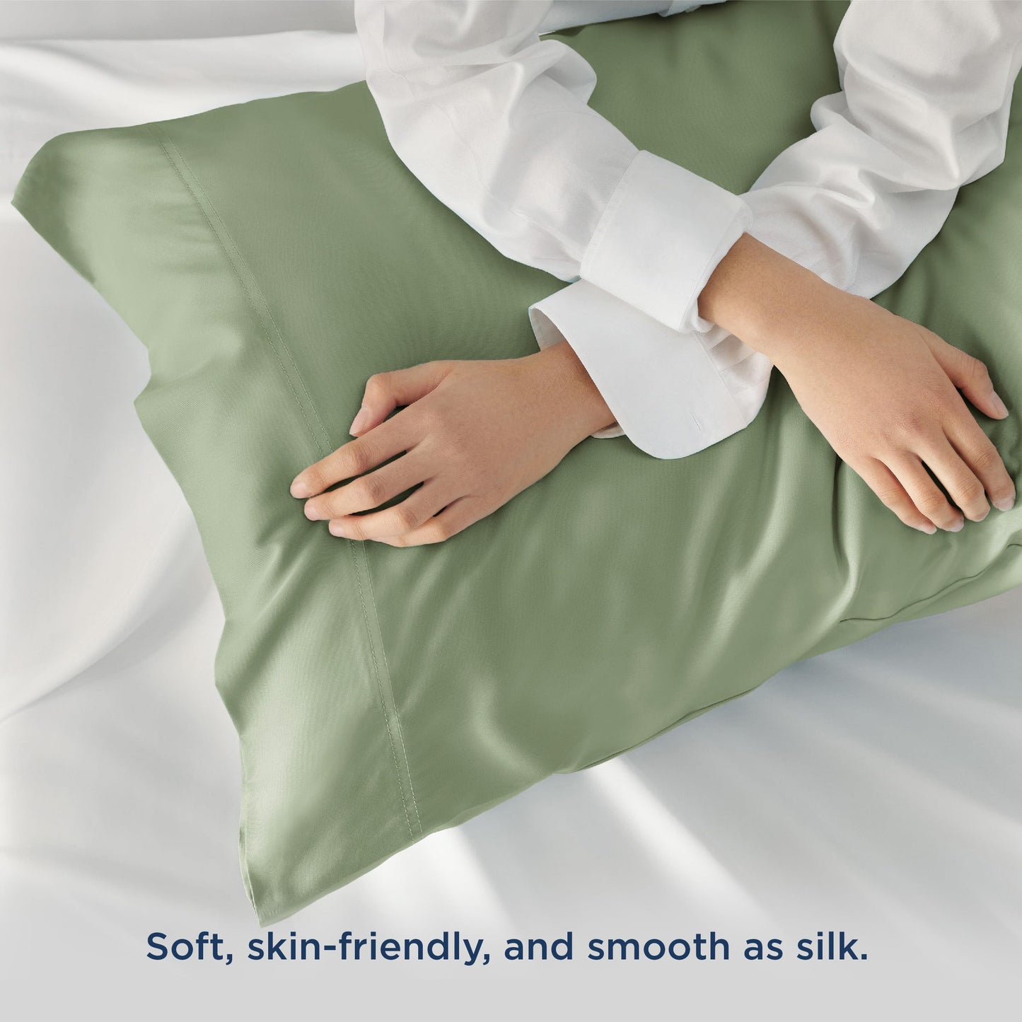 Bedsure Pillow Cases Queen, Cooling Pillow Cases, Rayon Derived from Bamboo Dark Grey Pillowcases Queen Size Set of 2, Breathable & Soft Bedding Pillow Cover with Envelope Closure,Gifts, 20x30 Inches
