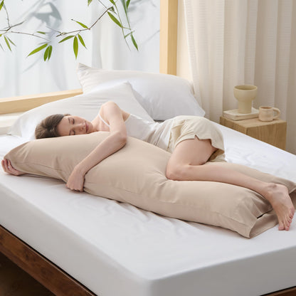 Bedsure Pillow Cases Queen, Cooling Pillow Cases, Rayon Derived from Bamboo Dark Grey Pillowcases Queen Size Set of 2, Breathable & Soft Bedding Pillow Cover with Envelope Closure,Gifts, 20x30 Inches