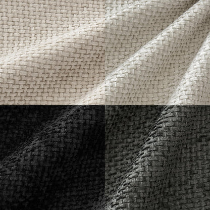 MIULEE Pack of 4 Couch Throw Pillow Covers 18x18 Inch Neutral Soft Decorative Chenille Pillow Covers Farmhouse Boho Cushion Covers for Mid Century Modern Home Decor Sofa Bedroom Living Room